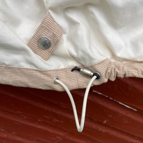 Ralph Lauren POLO Golf Vintage Tan & Cream Houndstooth Cotton Jacket Mens Size L - Picture 10 of 14